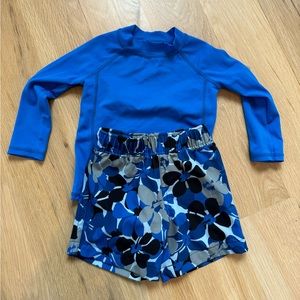 Amazon Essentials • Infant Swim Trunks & Rash Guard • 6 Months